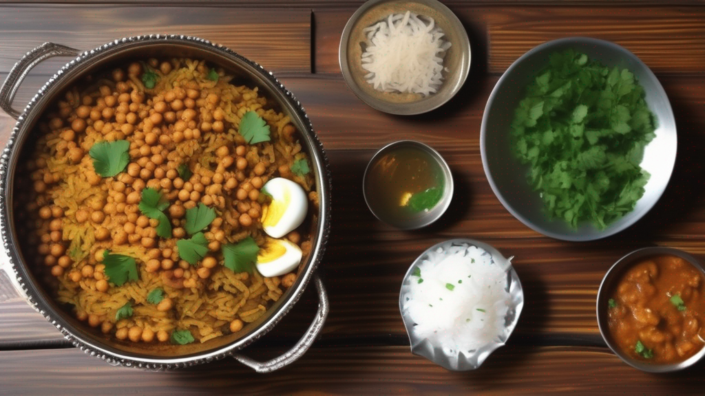 Best Anda chole dum Biryani:
